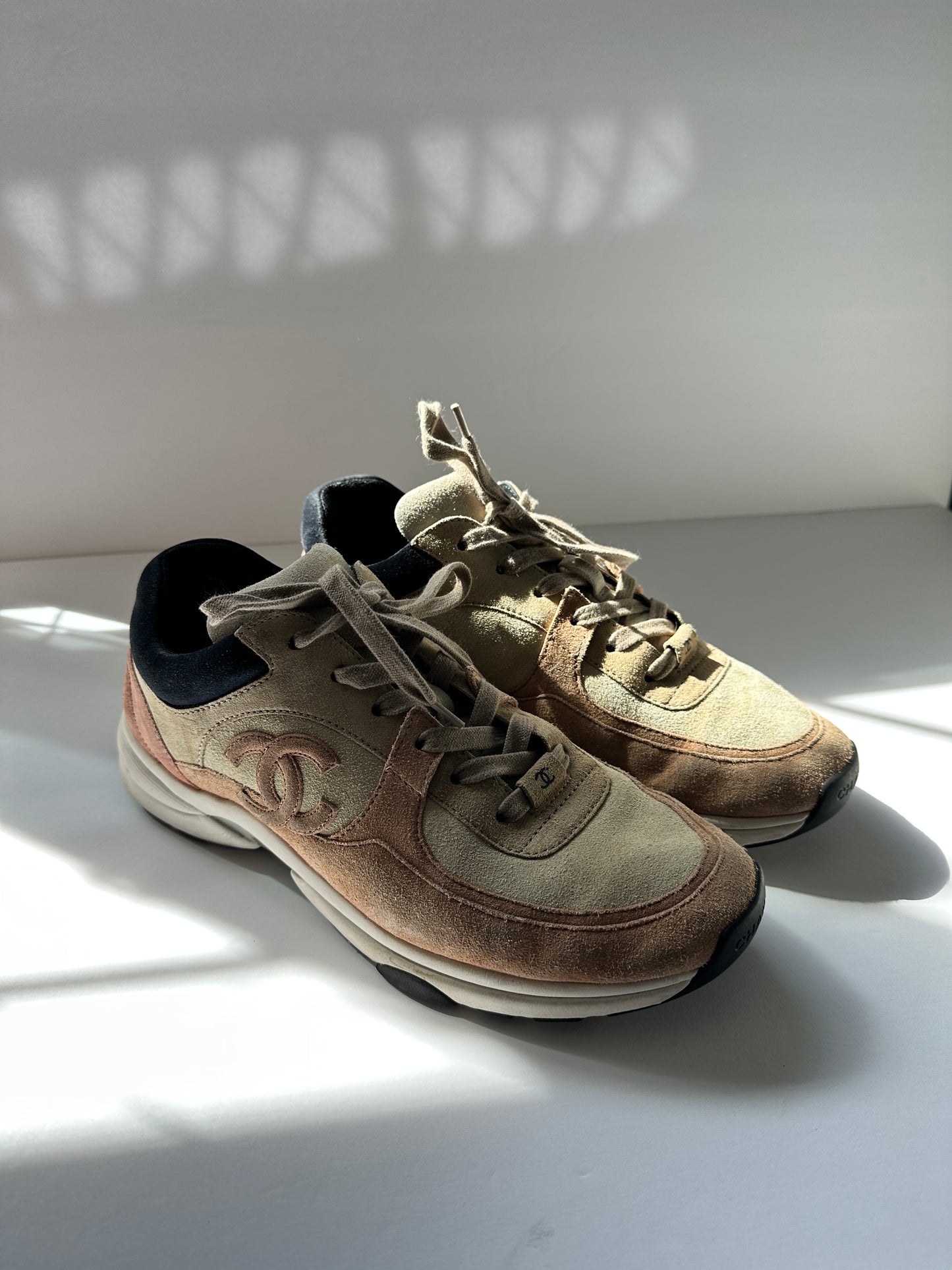Chanel Suede Sneakers - 40.5