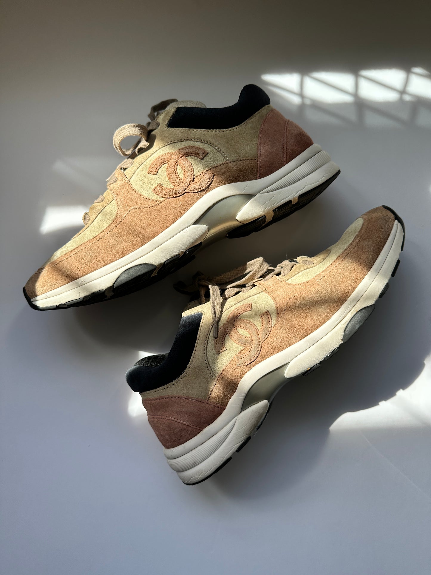 Chanel Suede Sneakers - 40.5
