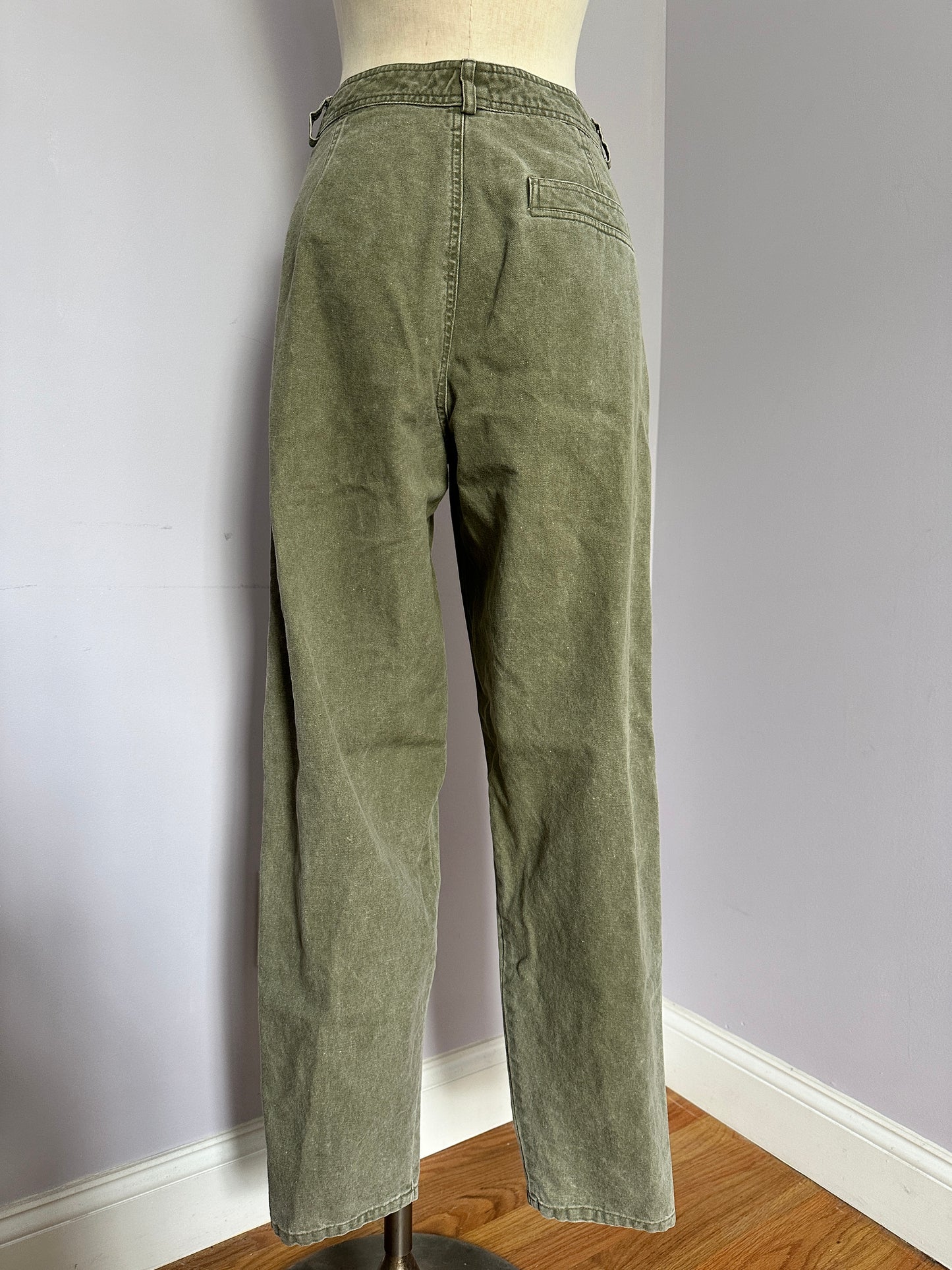 Vintage 80’s Green Cargo Pants - M