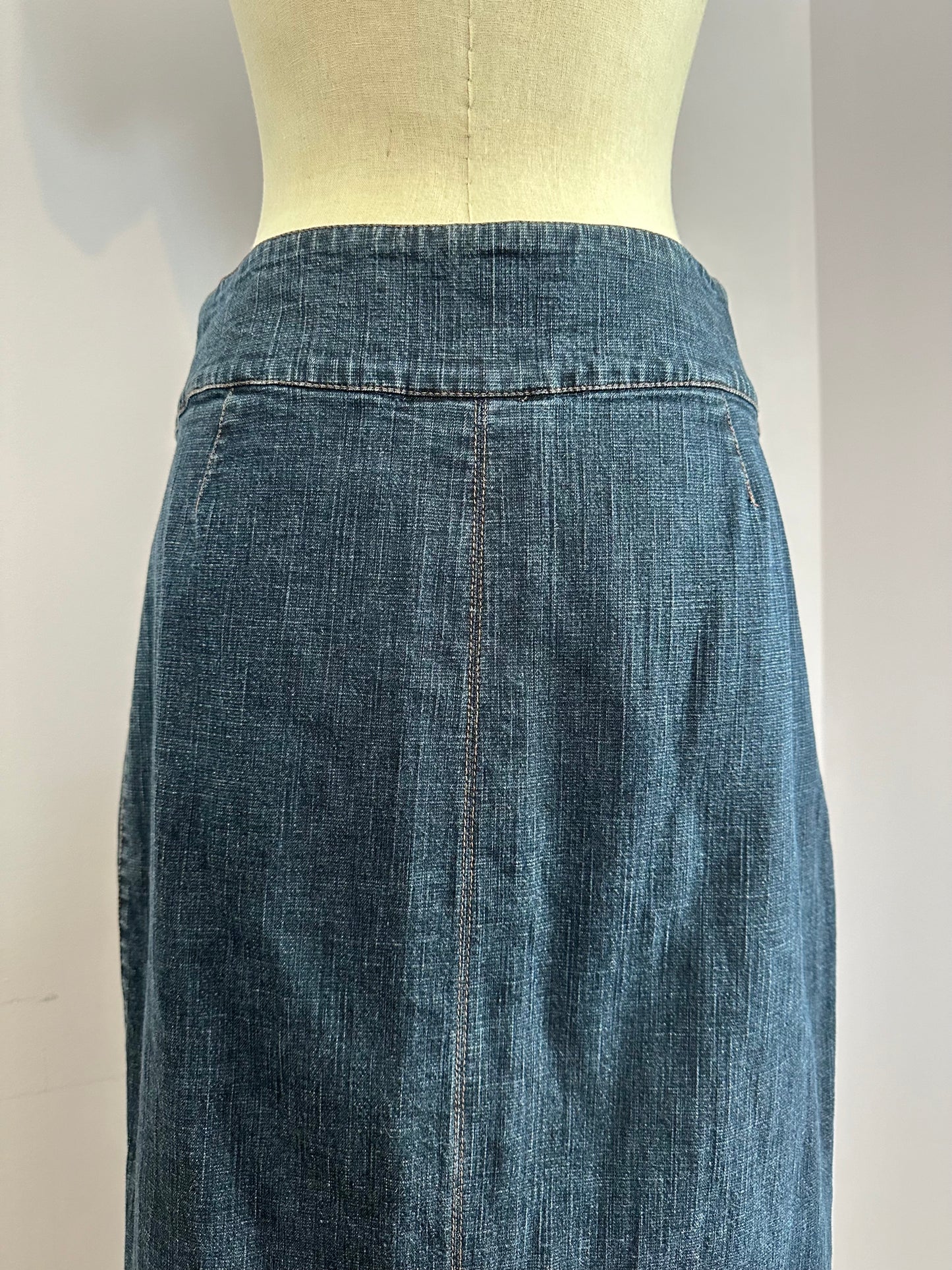 90's Denim Maxi Skirt sz. 8