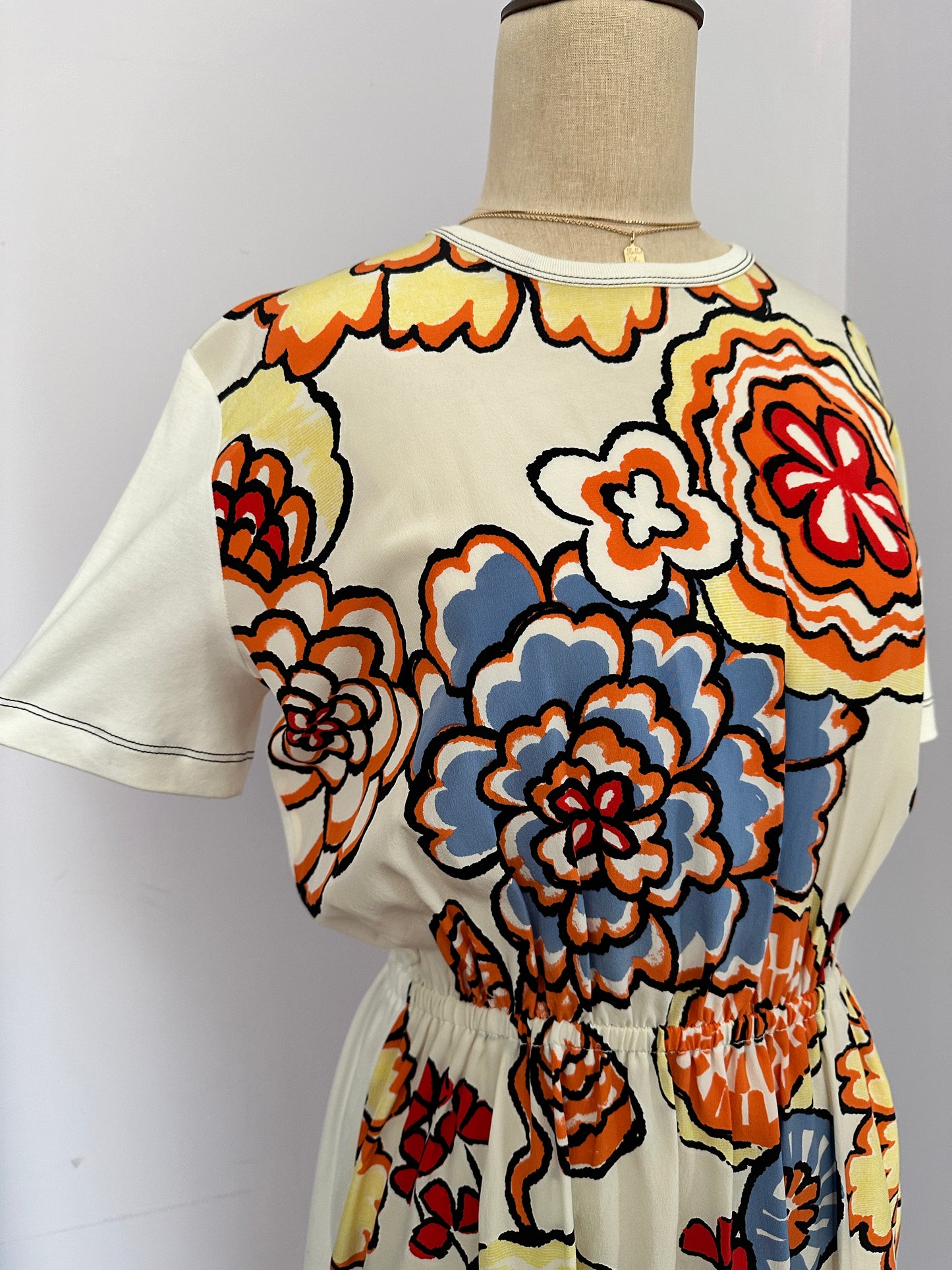 Louis Vuitton Silk Cotton Dress - L