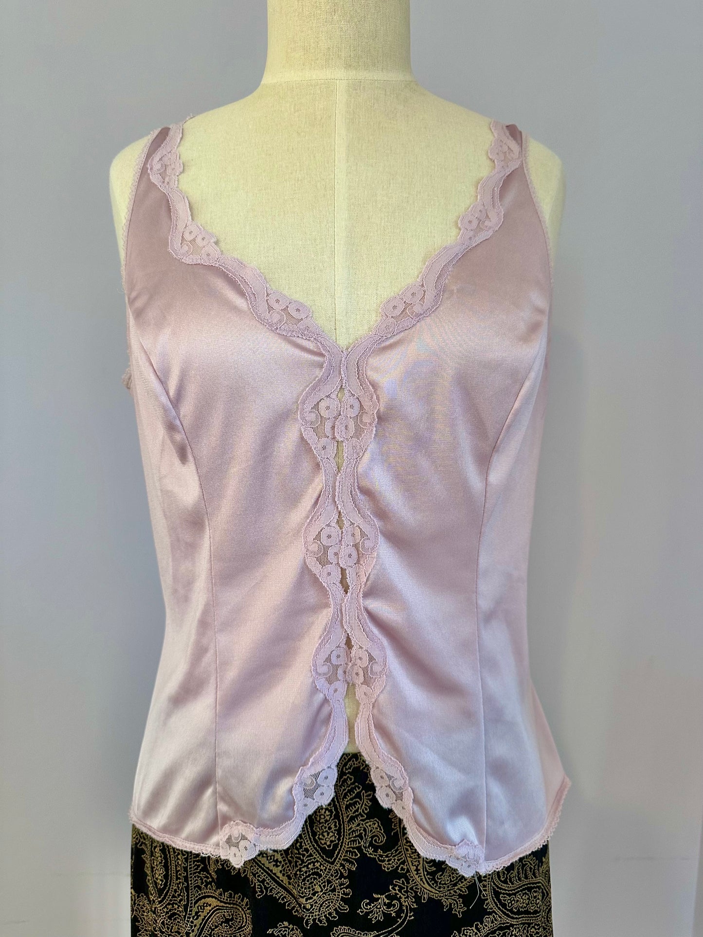 Lilac Lace Keyhole Camisole Top sz. S/M