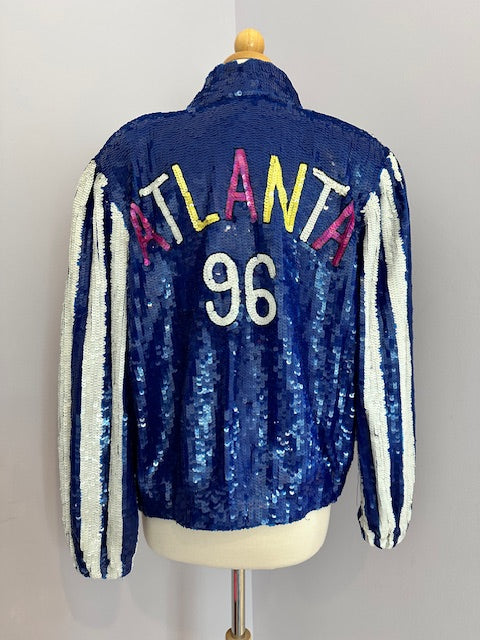 Sequin 1996 Atlanta Summer Olympics Jacket sz. M
