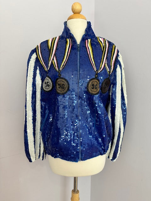 Sequin 1996 Atlanta Summer Olympics Jacket sz. M